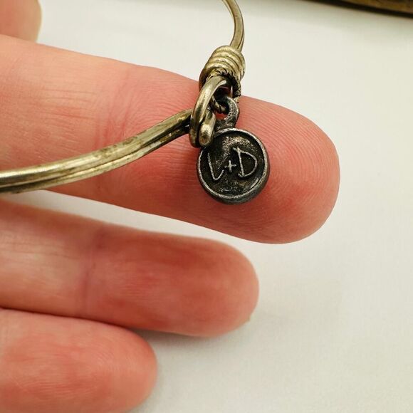 Luca & Danni Brass Angel Wing Bangle - Picture 3 of 4